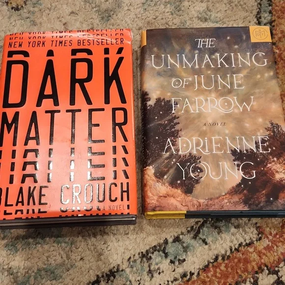 Hardback Book Bundle Botm Book Of The Month Unmaking Of June Farrow Dark Matter - Picture 1 of 6